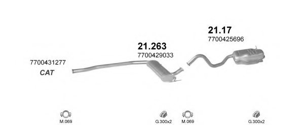 POLMO POLMO08302 Exhaust System